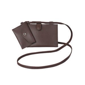 Chino Slim Sling Bag in Leatherette Material