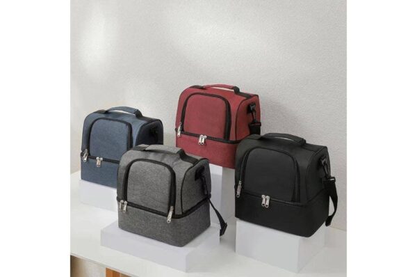 Venezia Insulated Lunch Bag with Double Layer in Oxford Material with Adjustable Shoulder Strap