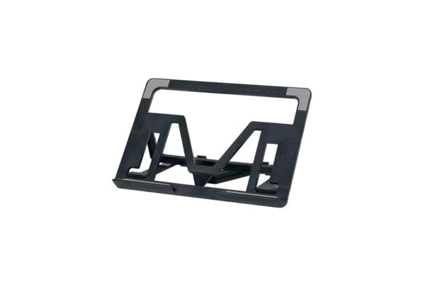 Prism Portable Foldable Laptop Stand | Adjustable Height in Black Iodized Aluminum Finish