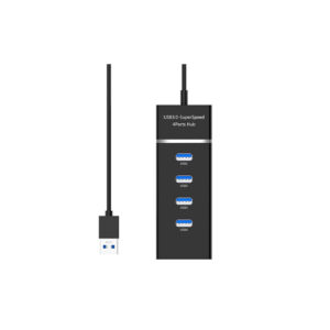 Proxima 4-Port USB Hub with LED Indication | Slim Design 4 USB 3.0 Port