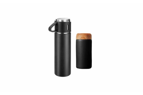 Rio Stainless Steel Thermos Set with Mini Vacuum Tumbler w/ Convertible Coffee Cup| 500 ml