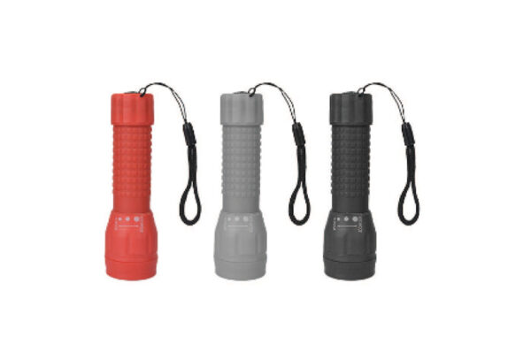 Spark Flashlight | 2 Double A Batteries | Plastic Body with Strap for Easy Handling