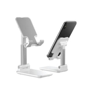 Sumida Adjustable Mobile Phone Stand Made of Plastic with Silicone Anti-Slid Grip