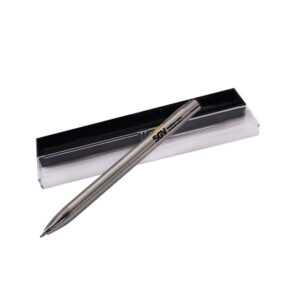 Leon Metal Push Pen with Acrylic Case