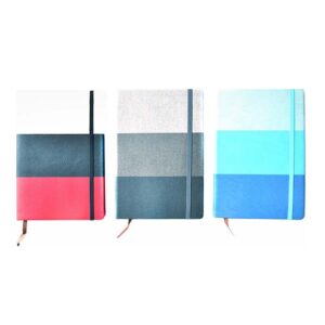 Vigo A5 Tricolor Hardbound Journal with Polywash Fabric Cover 92 leaves