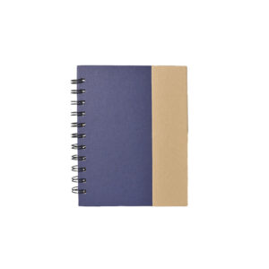 Arbolita Journal in Arlin Textured Paper Hard Cover w/ Sticky Notes and Mateo Wooden Click Pen