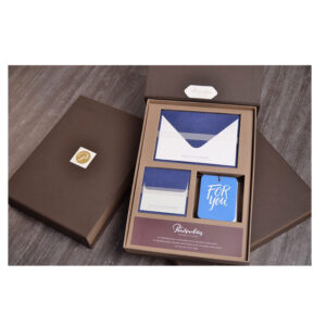 Personalized Cards - Variety A | 15 Correspondence Cards | 10 Small Folded Notecards | 40 Die Cut Tags | Rigid or Soft Box