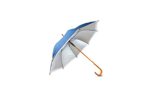 umbrella with wooden shaft