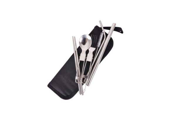 Rachel Stainless Cutlery Set with Black Pouch