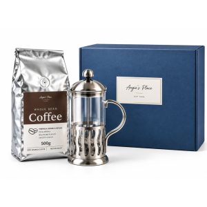 Union Morning Essentials Gift Set Includes 500g Coffee Bag and French Press