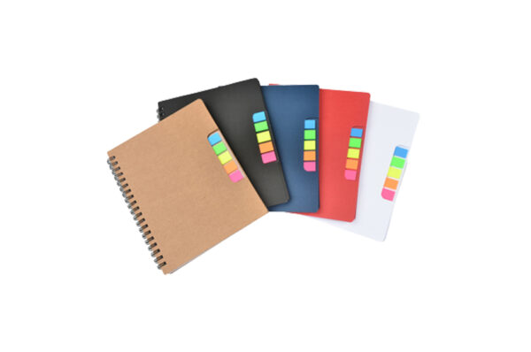 Gran Via Notebook with Sticky Notes