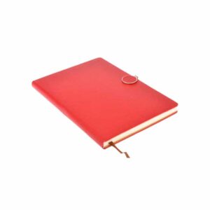 Zaragoza Leather Cover Notebook with Magnetic Enclosure and Bookmark | A5