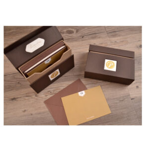 Executive Stationery Set - Basic Box A | 30 Correspondence Cards | Fully Customizable | Rigid or Soft Box