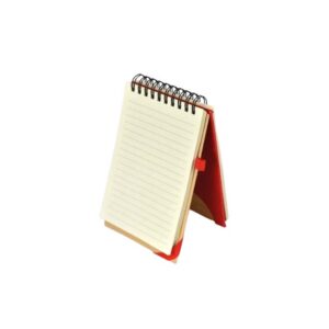 Salamanca Spiral Pocket Notepad w/ Garter Enclosure and Pen Hoop | Wooden Accent | A7