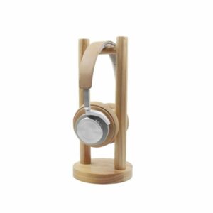 Meiji Classic Headset Holder Stand in Solid Wood Material | 12.5cmx28cmx11cm Dimension