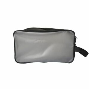 Rideview Wash Bag in Polyfine Fabric Material with Side Fabric Strap Handle | Zipper Enclosure