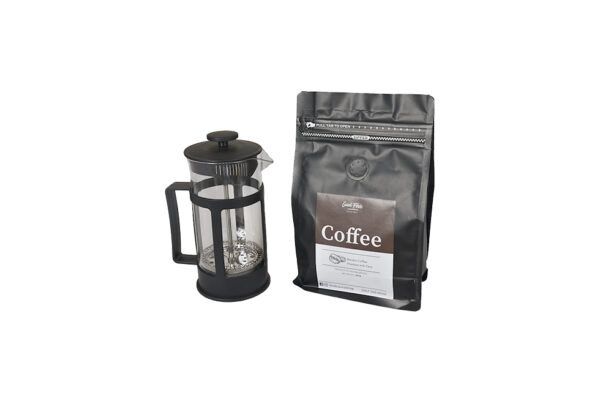 Alberni Acrylic Coffee Press and Coffee Pack Of 250gms Set