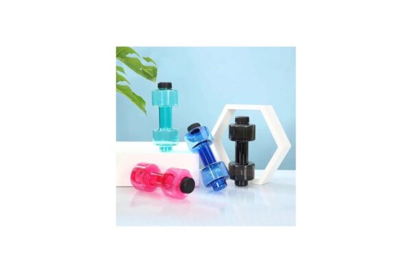 Manchego Dumbbell-Shaped Water Cup I Leak Proof and Dual-Purpose for Sports