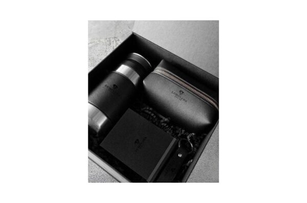 Majestic Onboarding Essentials Set Includes, Pouch, A5 Notebook, Stainless Tumbler, Key Fob