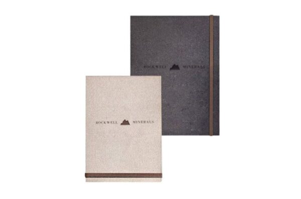 Premium Custom Verve Journal with Vegan Leather Soft Cover and Garter Enclosure | Available in 3 sizes A6, A5 and B5 | Cream or White Paper