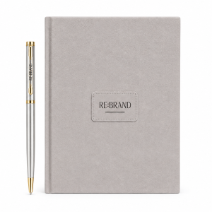 Sicogon Desk Essentials Gift Set Includes Journal and Pen in a Soft Box