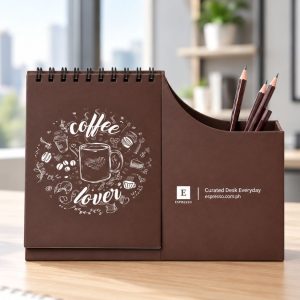 Custom Classic Wirebound Calendar with Pen Holder - Signature