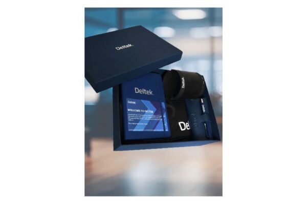 Parker Employee Onboarding Set Includes, Journal, Speaker, Cord Organizer and Pen