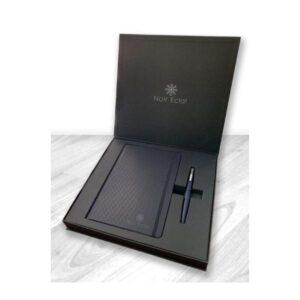 Boho Desk Essentials Gift Set Includes A5 Ruled Journal and Ballpoint Pen in a Soft Box