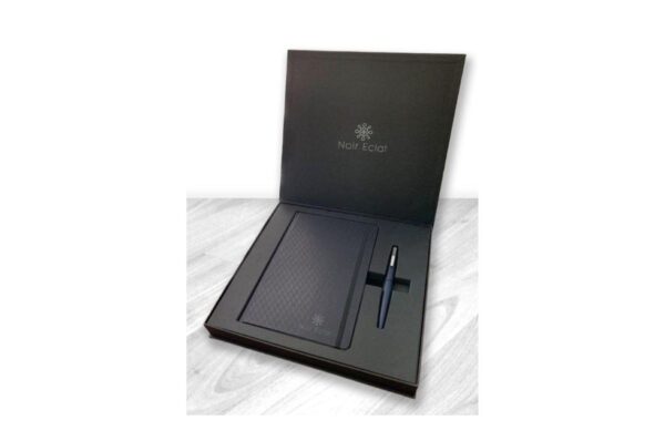 Boho Desk Essentials Gift Set Includes A5 Ruled Journal and Ballpoint Pen in a Soft Box