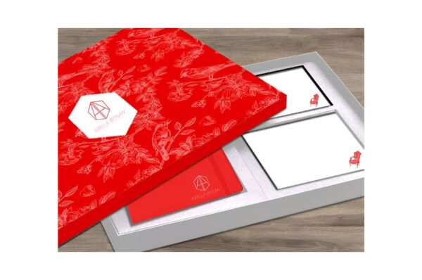 Custom Stationery Set | 30 Correspondence Cards | Pulp Premium Journal | Choice of Rigid or Soft Box