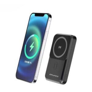 Prius Awei Magnetic Wireless Power Bank with Built in Cables I 10000mAh