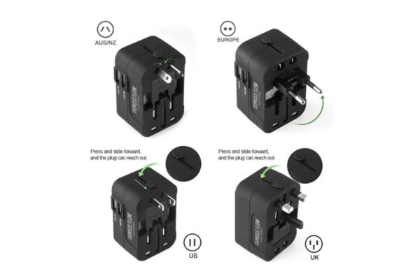 Nebula Universal Travel Plug In Adapter