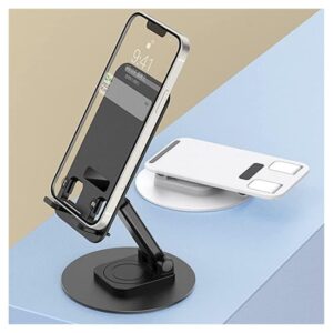 Hexagon Universal Foldable Metal Phone Stand with 360 Degree Rotation