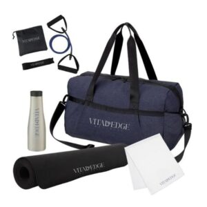 Aldro Corporate Office Set Includes Duffel Bag, Yoga Mat, Wrist Band, Strech Band and Tumbler
