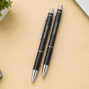 Biro Peronalized Ballpoint Click Pen in Recycled Aluminum