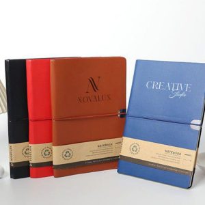 Hyperion Custom Vegal Leather RPET Notebook with GRS Inner Paper | A5 | Soft Cover