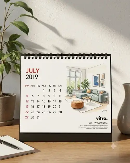 Custom Desk Calendar