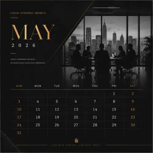 Custom Desk Calendar