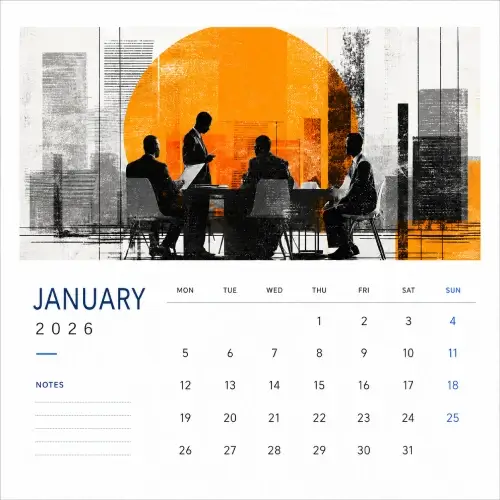 Custom Desk Calendar