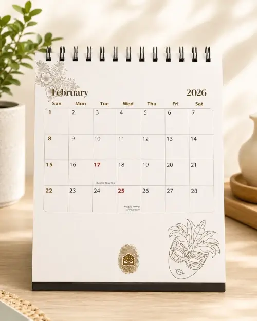 Custom Desk Calendar