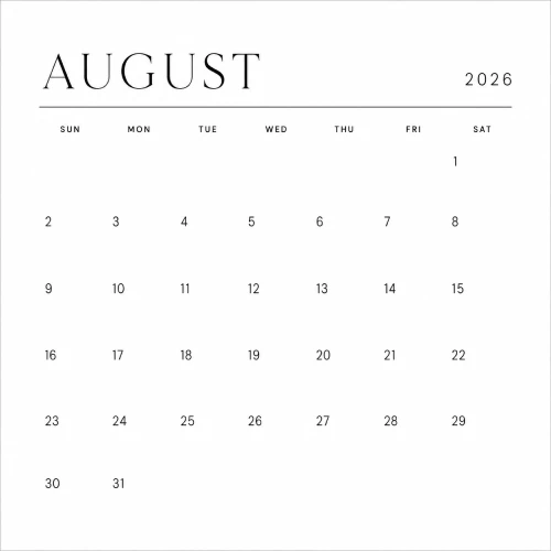 Custom Desk Calendar