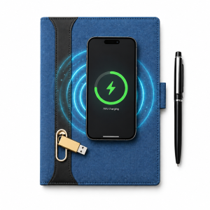 Calligra Wireless Charging Notebook with Pen Set