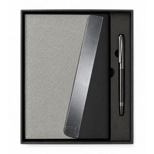 Beverly Onboarding Set Includes Corporate Notebook with Metal Pen