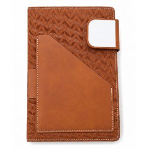 Beckett Leatherette Cover Planner with Magnetic Enclosure and Front Pocket