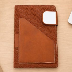 Beckett Leatherette Cover Planner with Magnetic Enclosure and Front Pocket