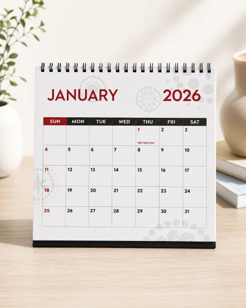 Custom Desk Calendar