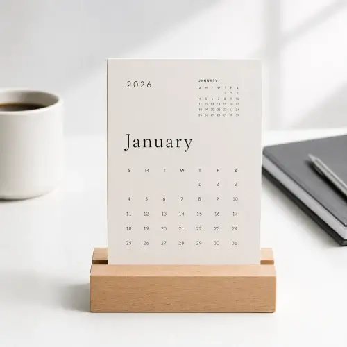 Custom Desk Calendar