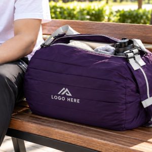 Fortis Custom Lightweight Foldable Duffel Bag Creative shot