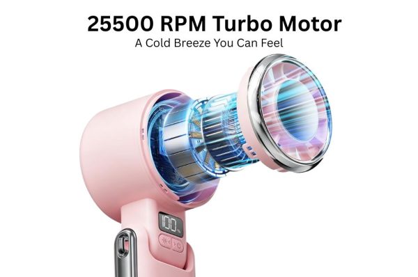 Arctic Breeze Ice-Cooling Foldable Mini Fan