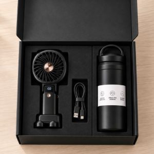Fresco Gift Set Includes Tumbler and Awei Mini Fan